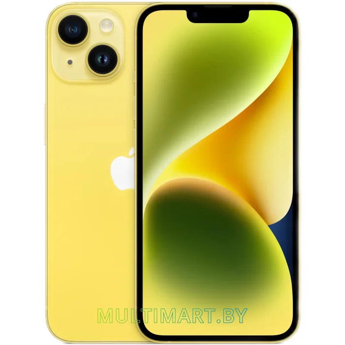 Смартфон Apple iPhone 14 256GB Dual SIM (желтый)